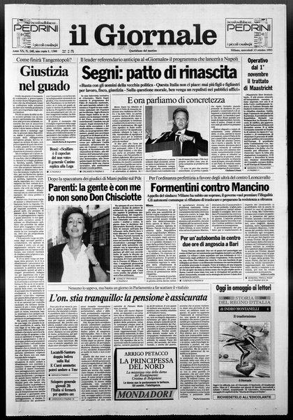 Il giornale : quotidiano del mattino